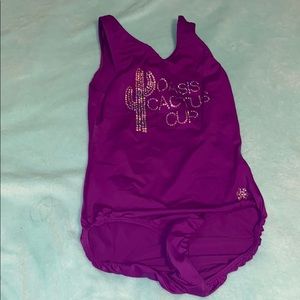 Sequenced gymnastics leotard